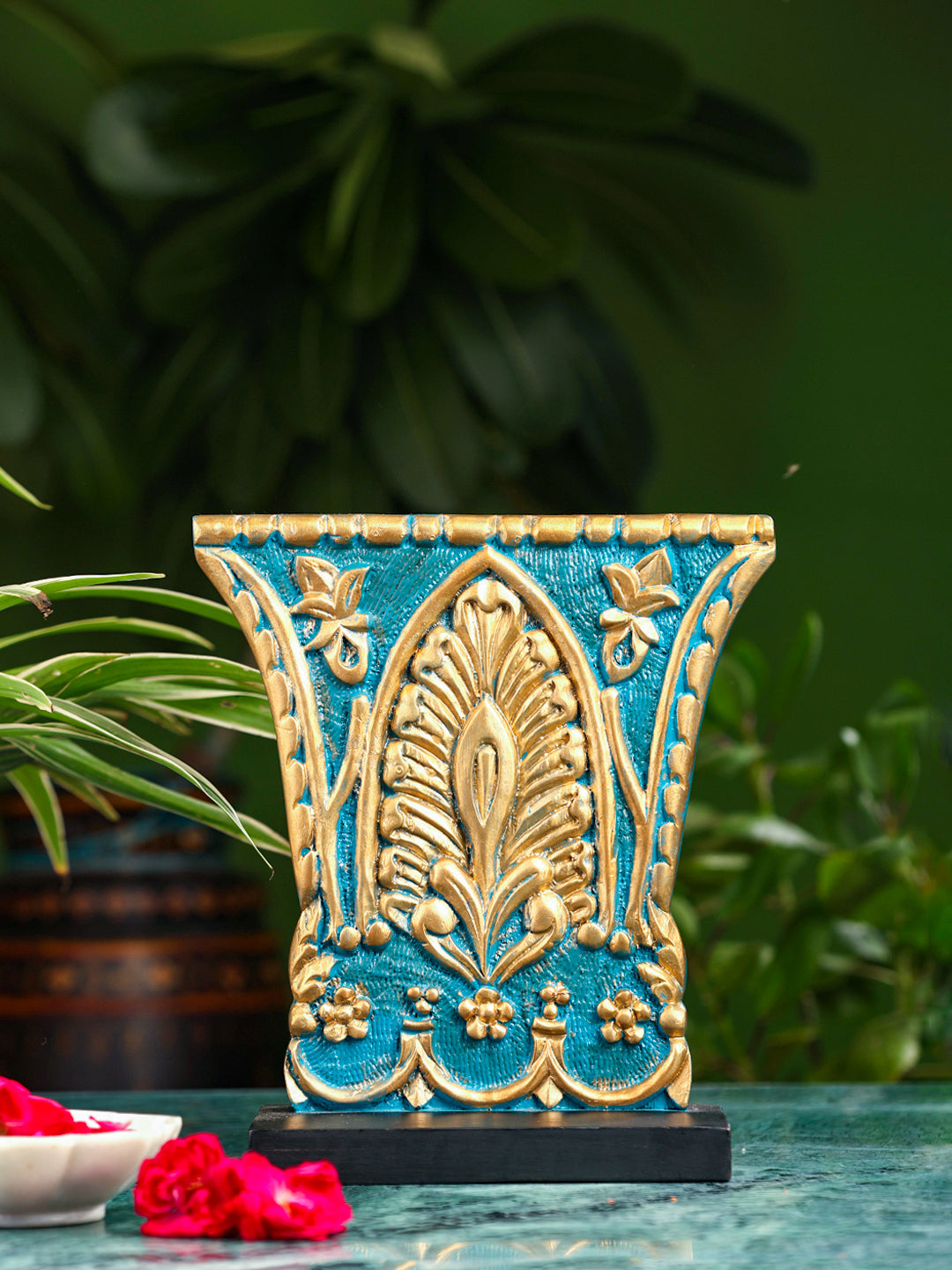 Antique Table Decor - Wooden Table Top