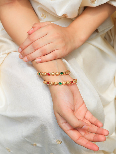 Kavya Multi Colour Stone Bangles