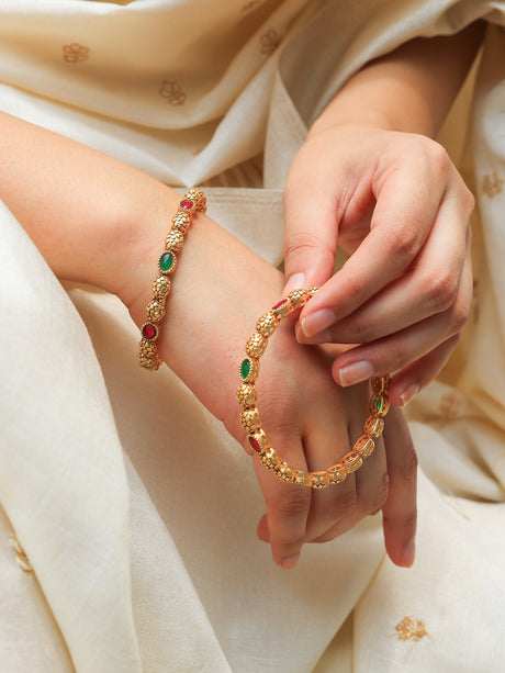 Kavya Multi Colour Stone Bangles