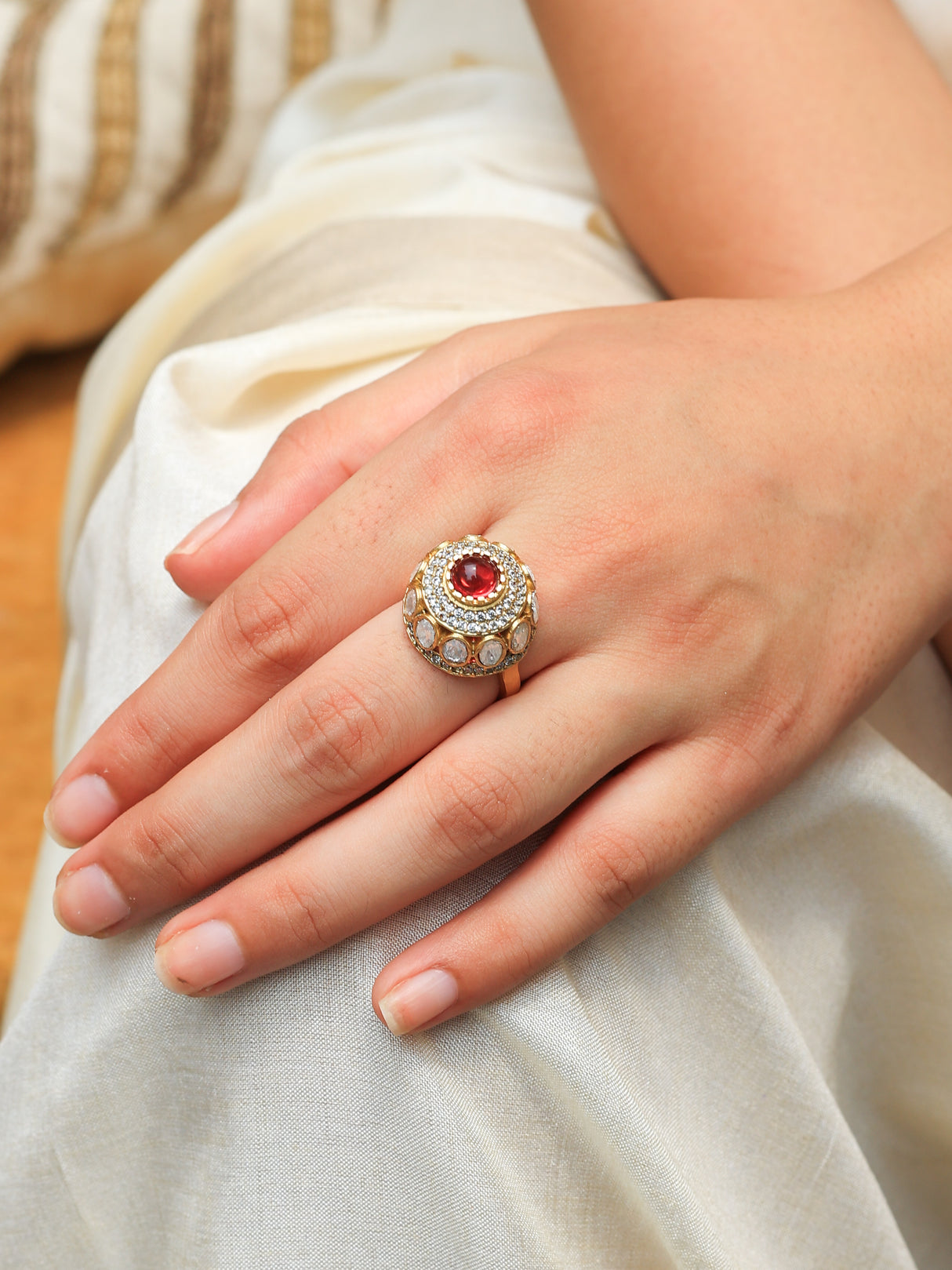 Akrati Regal Rlegance Mossanite Ring