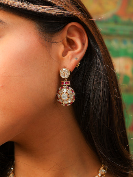 Hasnita tyaani kundan necklace-set