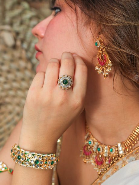 Akrati Regal Elegance Mossanite Ring