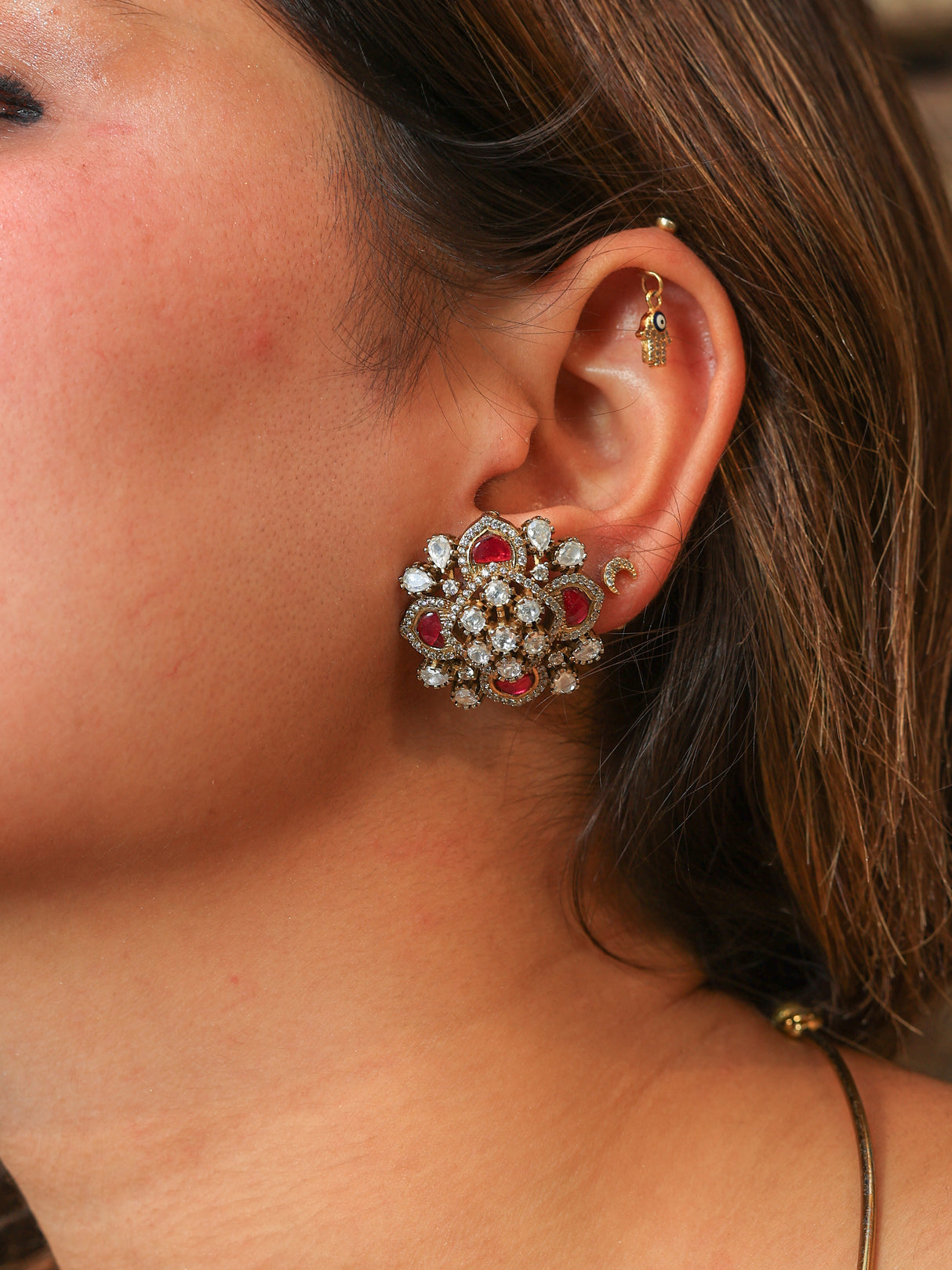 Tanya moissanite hasli set