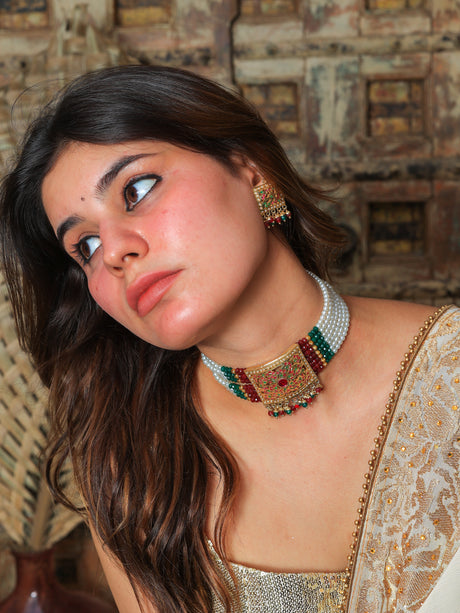 Latika Jadau necklace set