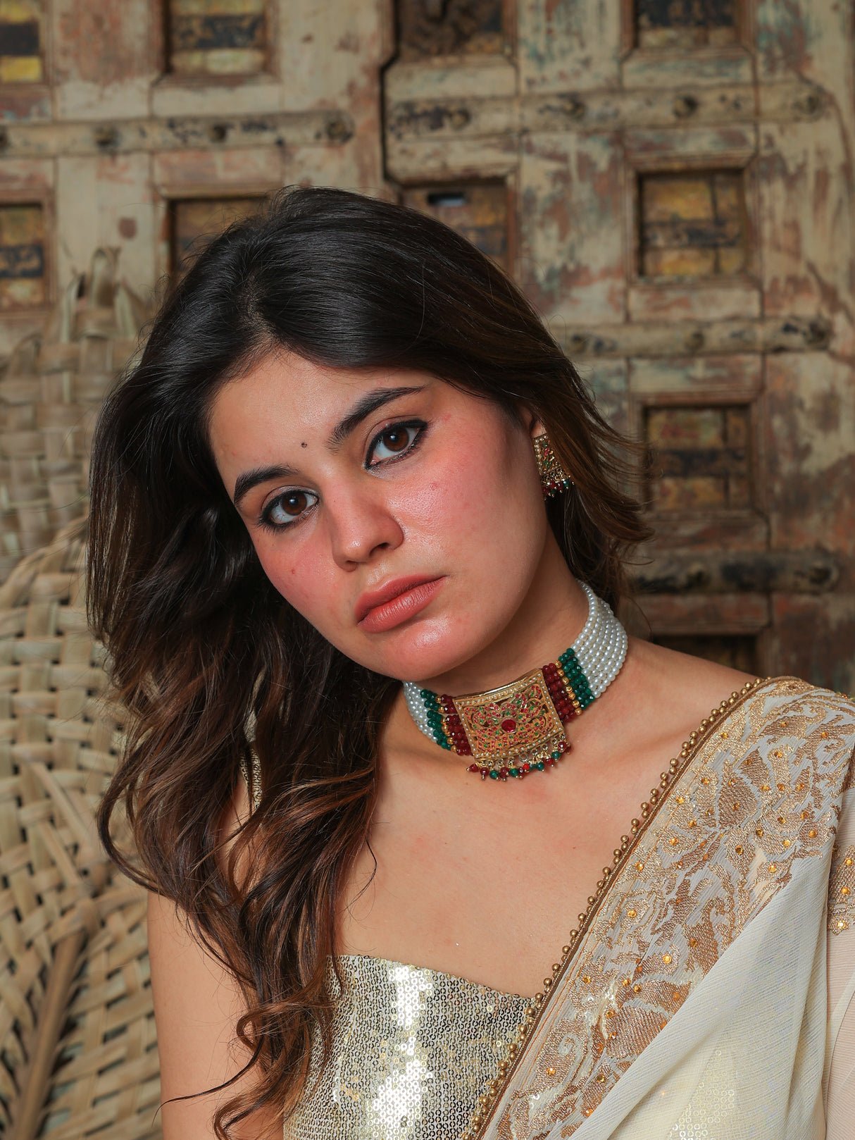 Latika Jadau necklace set