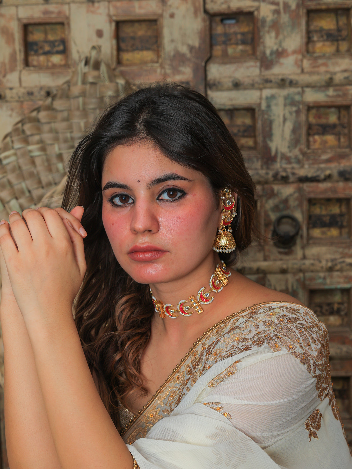 Nagma kundan choker set