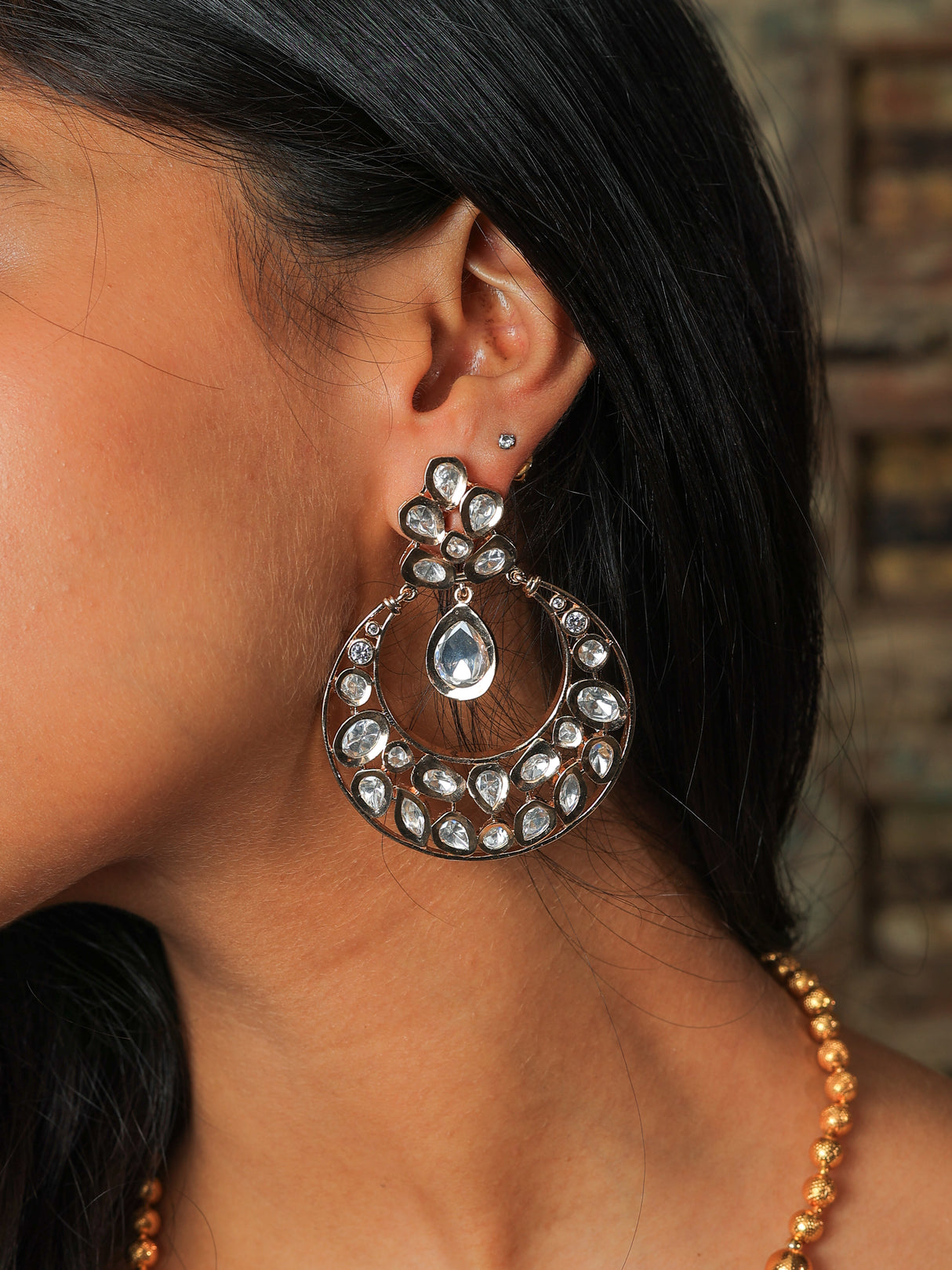 Pushpa Kundan chandbali