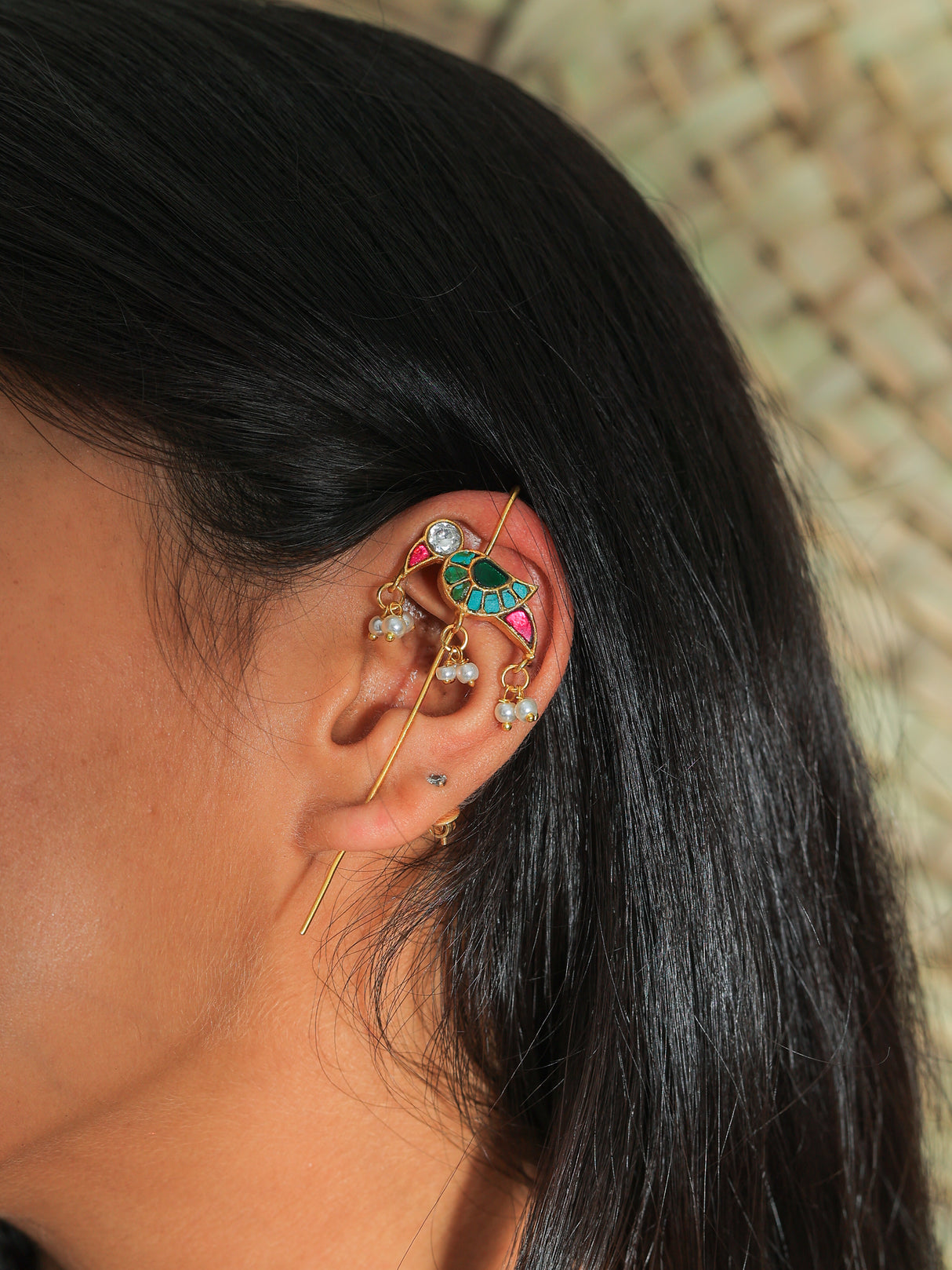Kan-priya bird ear cuff