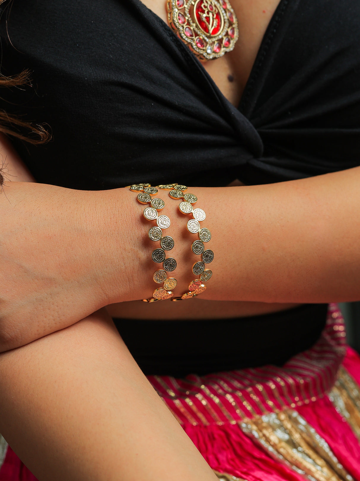 Glimmer Ginni style Bracelet set of 2