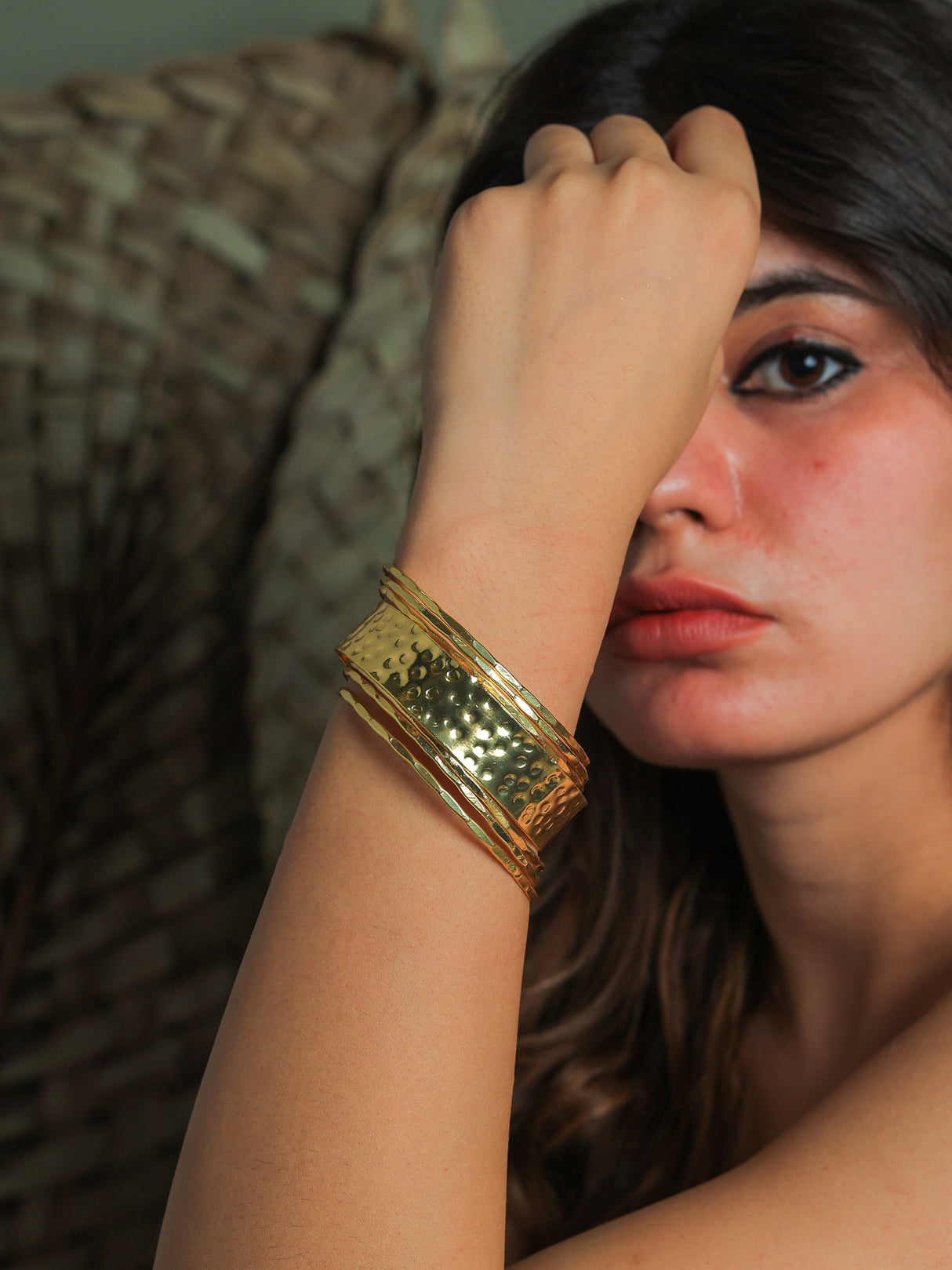 Prisha Brass Plated Bangles