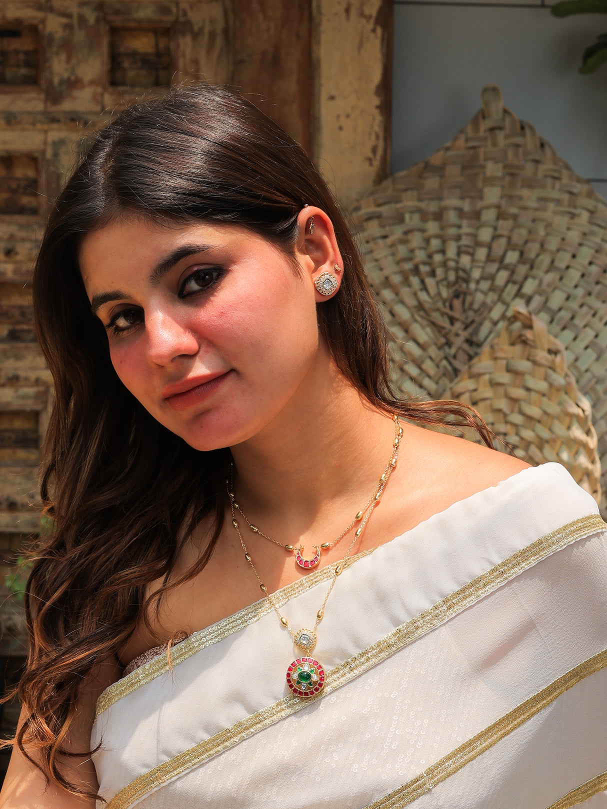 Budhi 2-layer necklace set