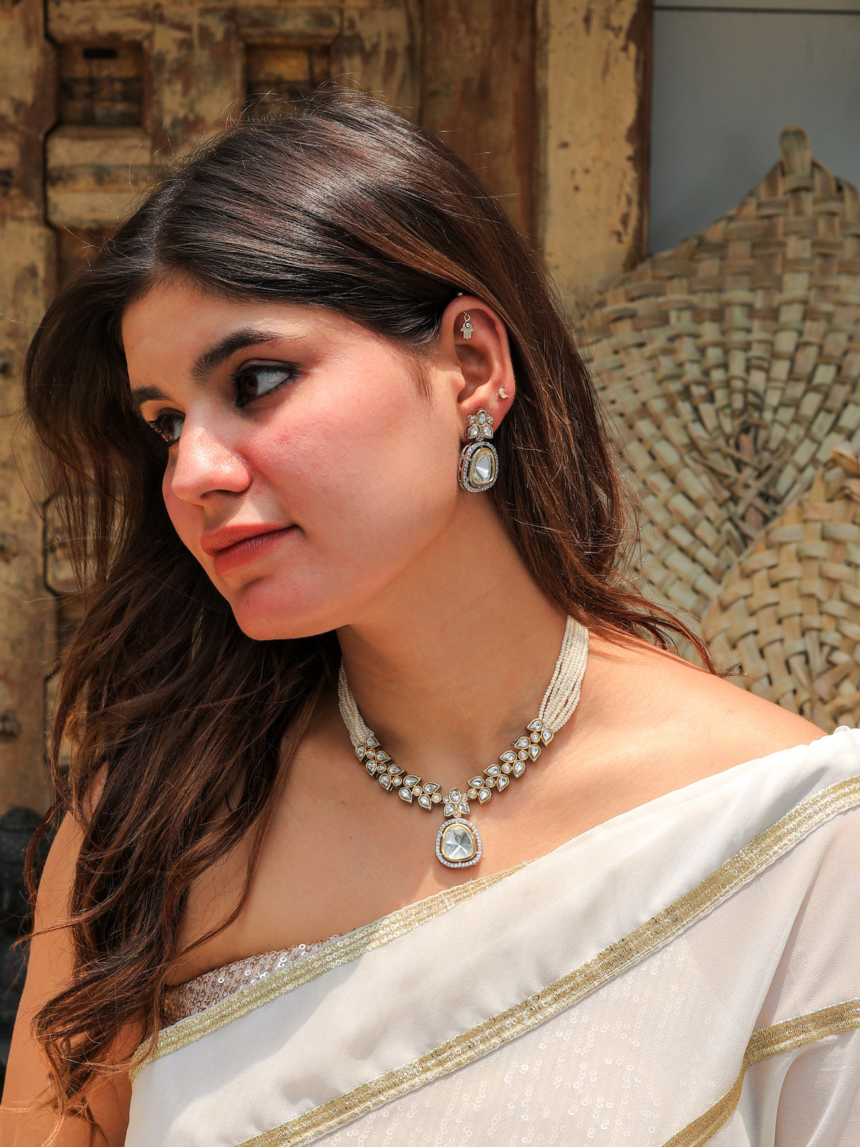 Falak Jadau choker set