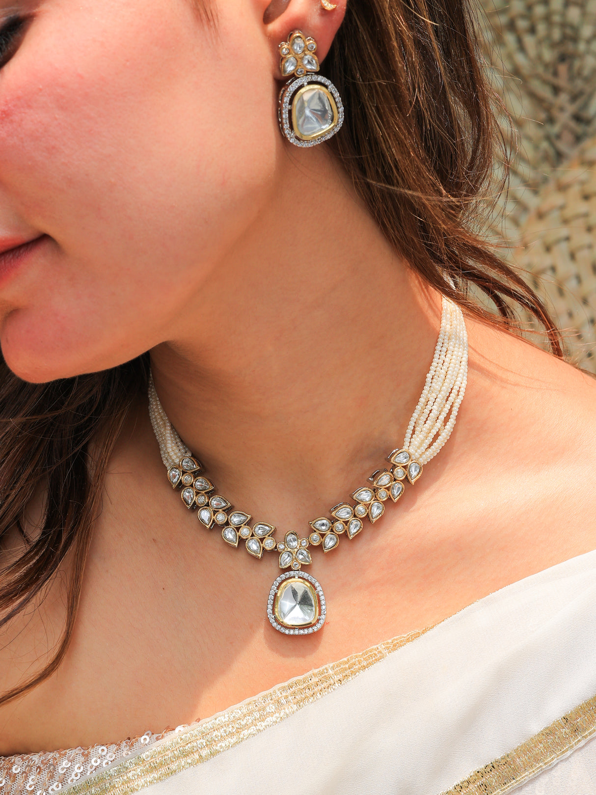 Falak Jadau choker set