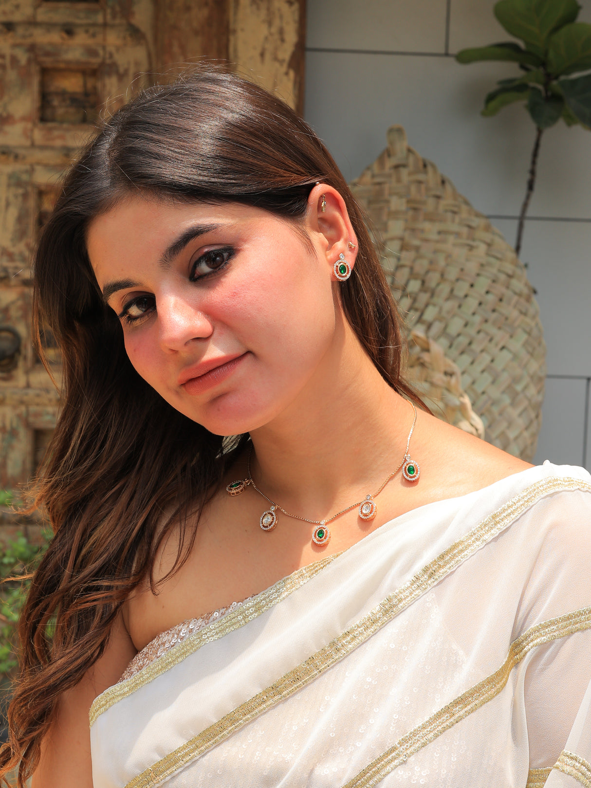 Maya Kundan necklace set