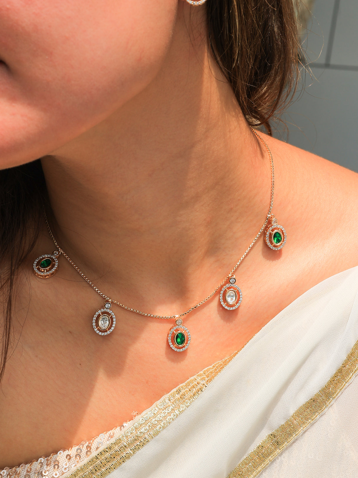 Maya Kundan necklace set