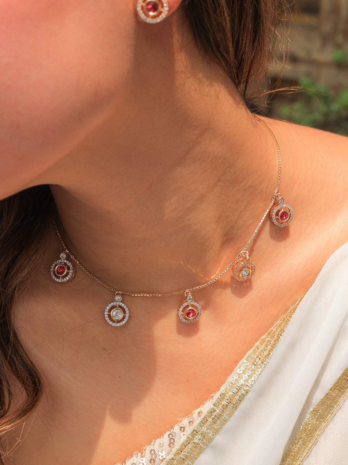 Maya Kundan necklace set