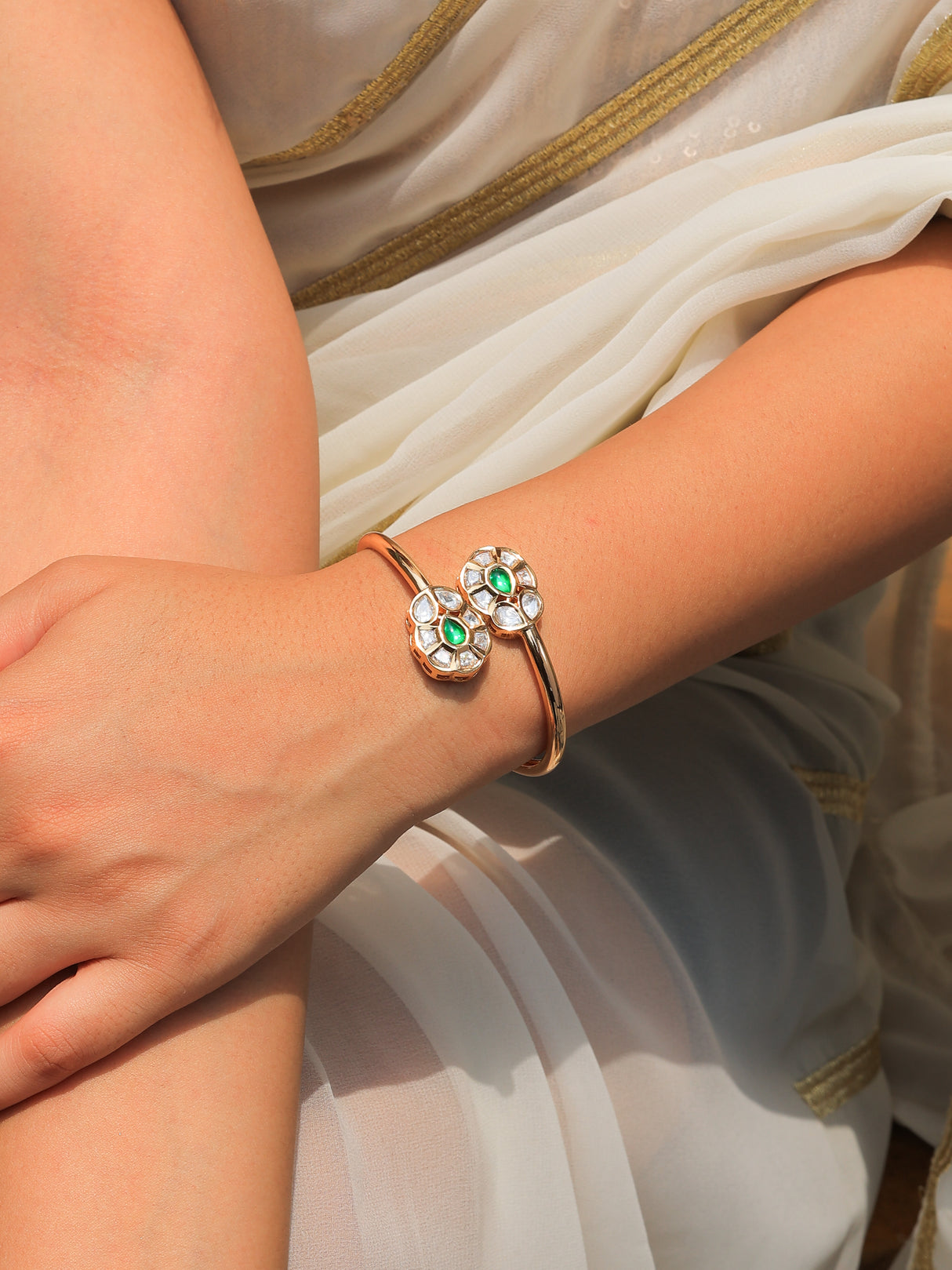 Tulika Tyaani kundan bracelet