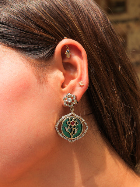 Umaid monalisa stone necklace set