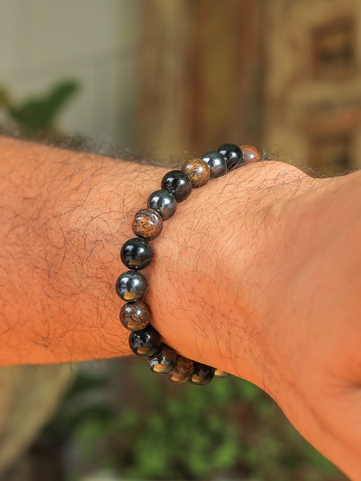 Unisex Multi Tiger Eye Courage Bracelet β Strength, Confidence & Balance