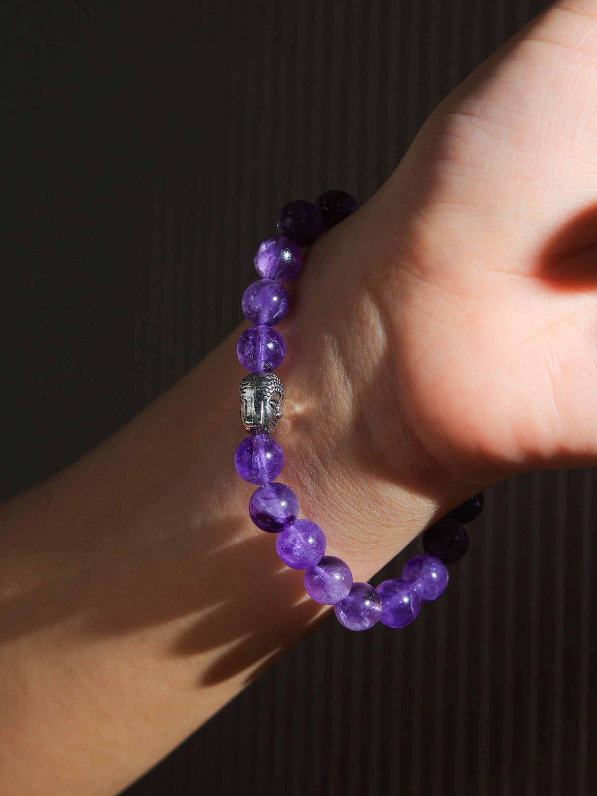 Unisex Calm & Spiritual Healing (Amethyst Bracelet)