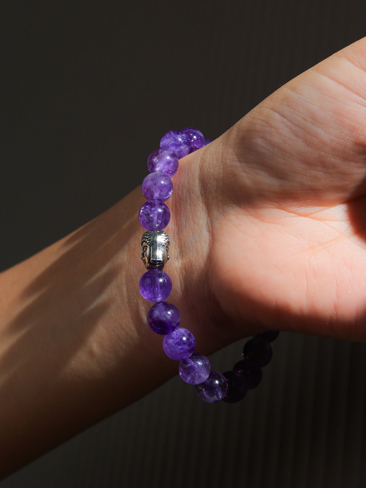 Unisex Calm & Spiritual Healing (Amethyst Bracelet)