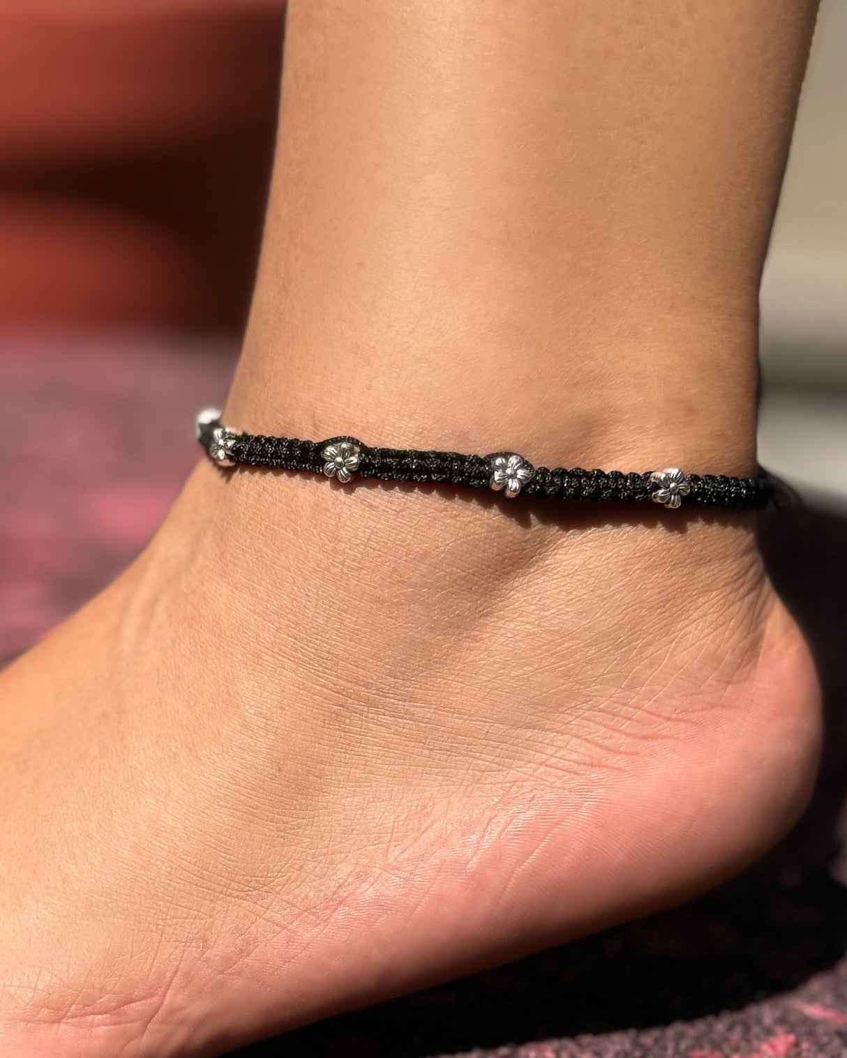 Noornazar Thread Charm Anklet