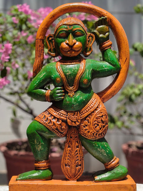 Mystic Hanuman Décor Sculpture