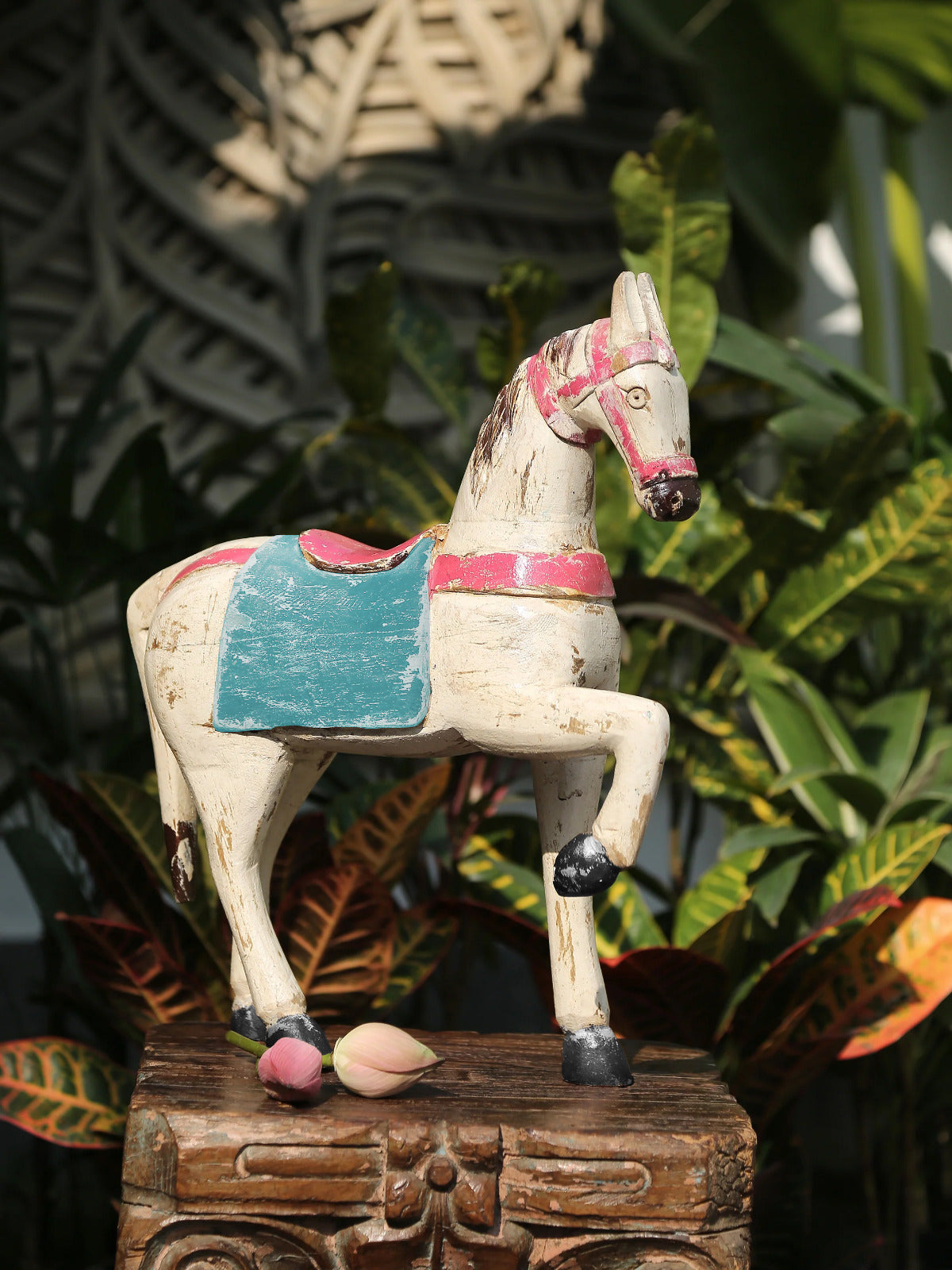 Majestic horse in rustic colours