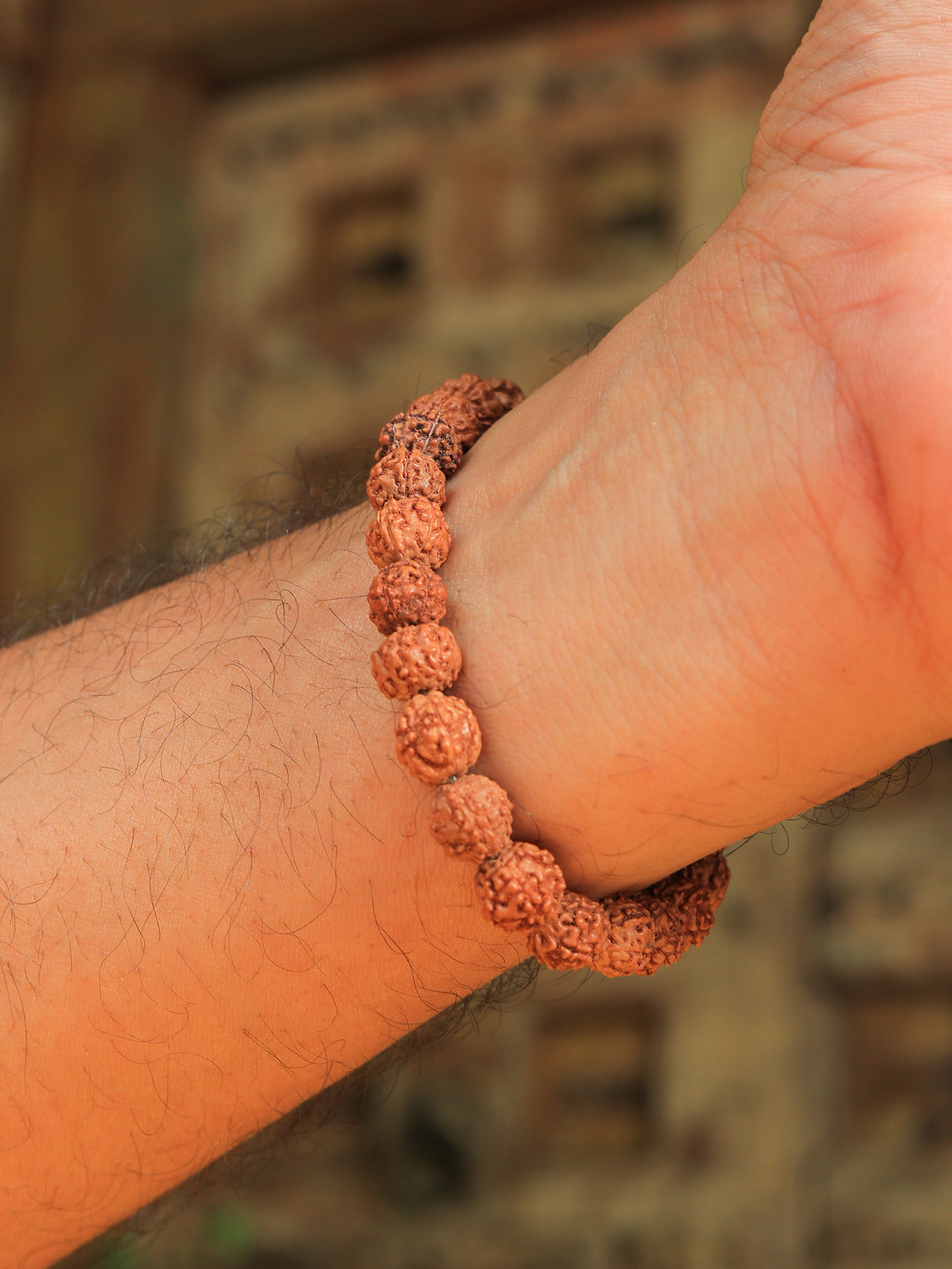 Unisex Peace & Protection (5 Mukhi Rudraksha Bracelet)