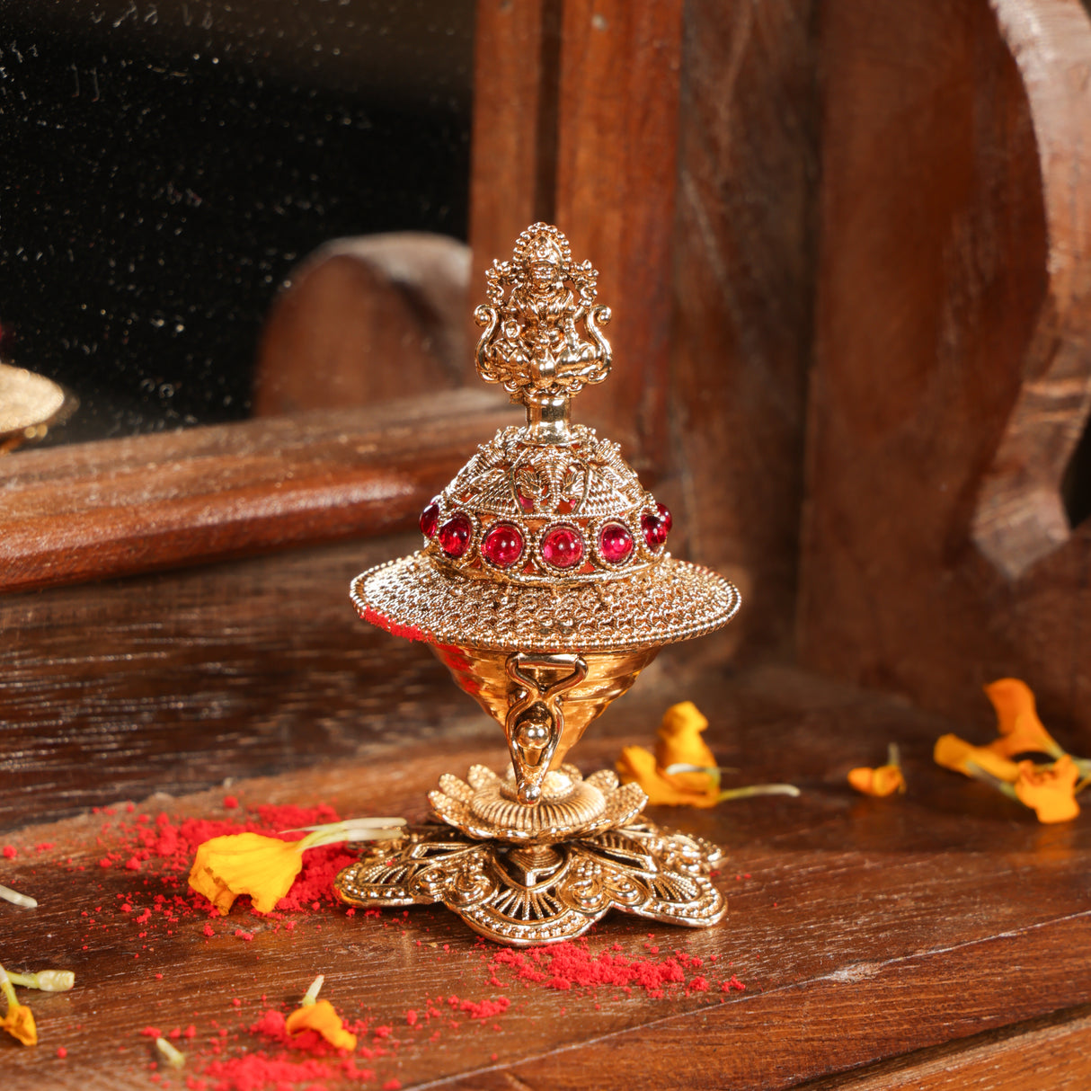 Mahalakshmi Devi Kumkum Box