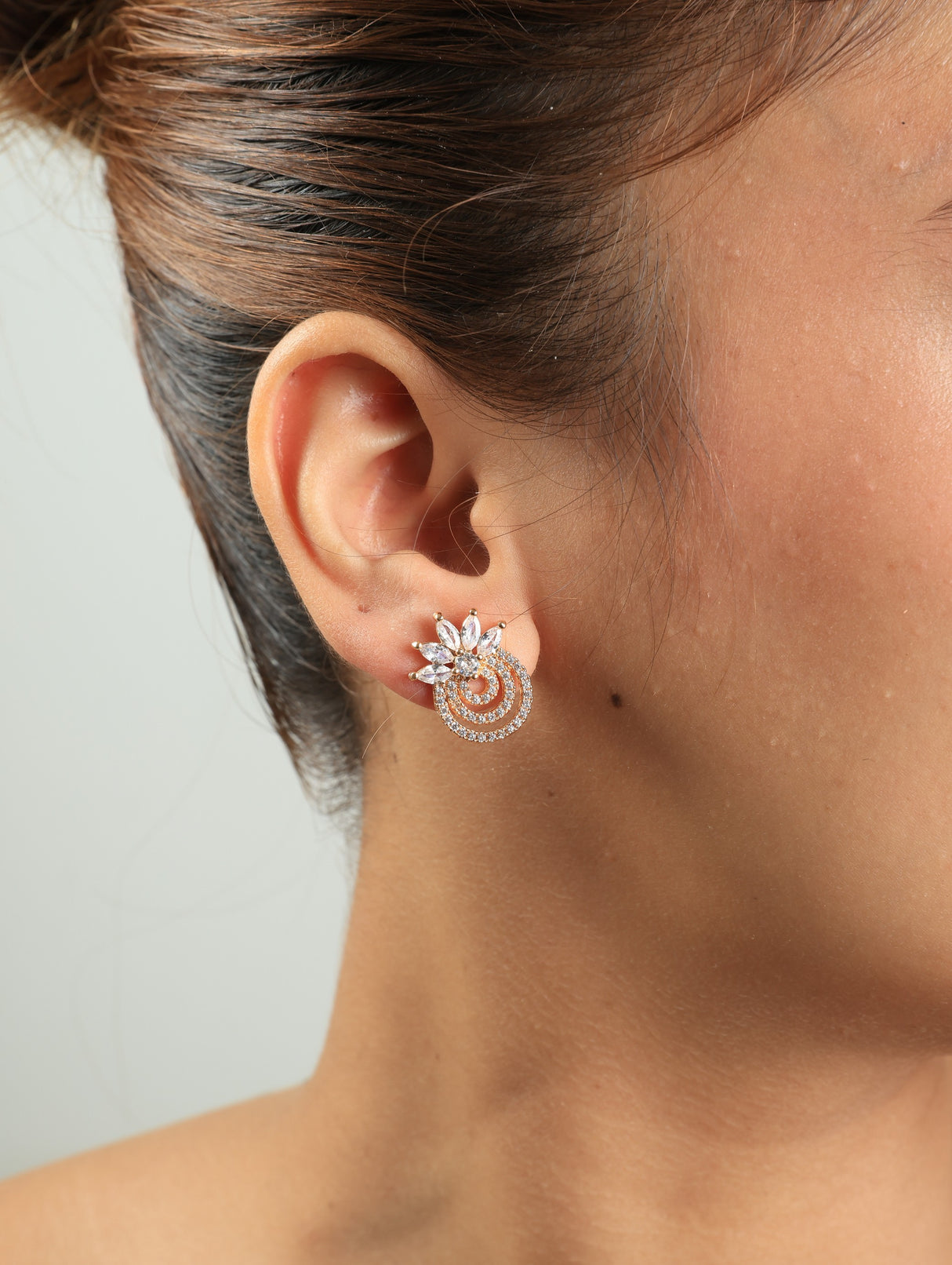 Revati Zircon Stud Earrings