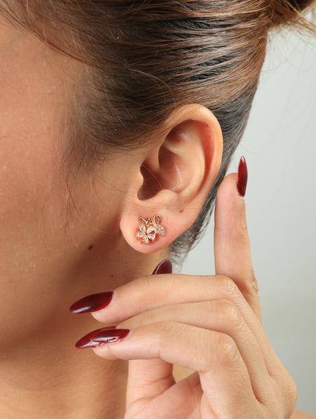 Charuta Zircon Stud Earrings