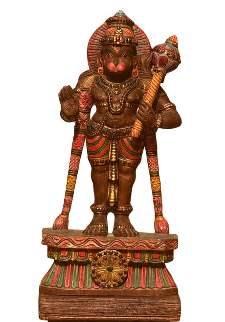 Hanuman-Wood Statue (One of One)