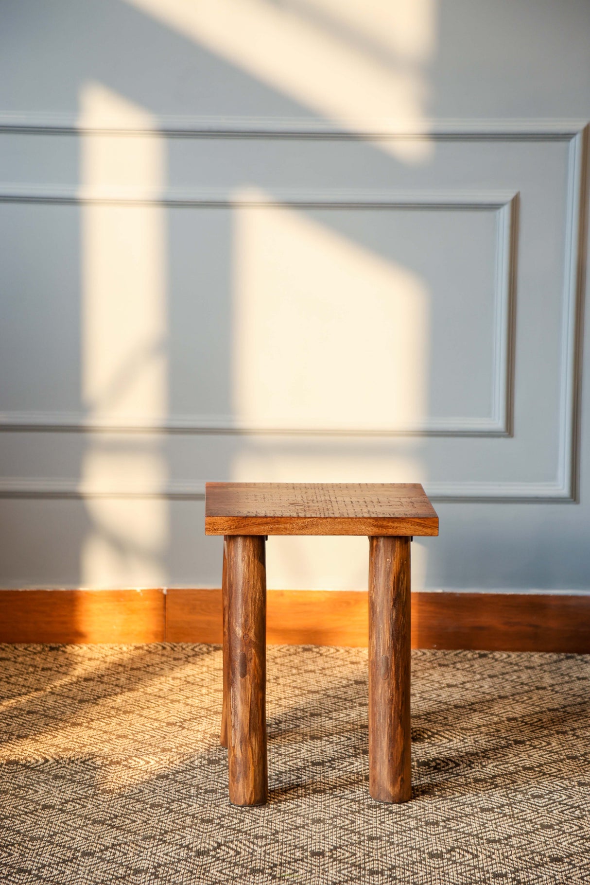 Vintage Look Wooden Stool