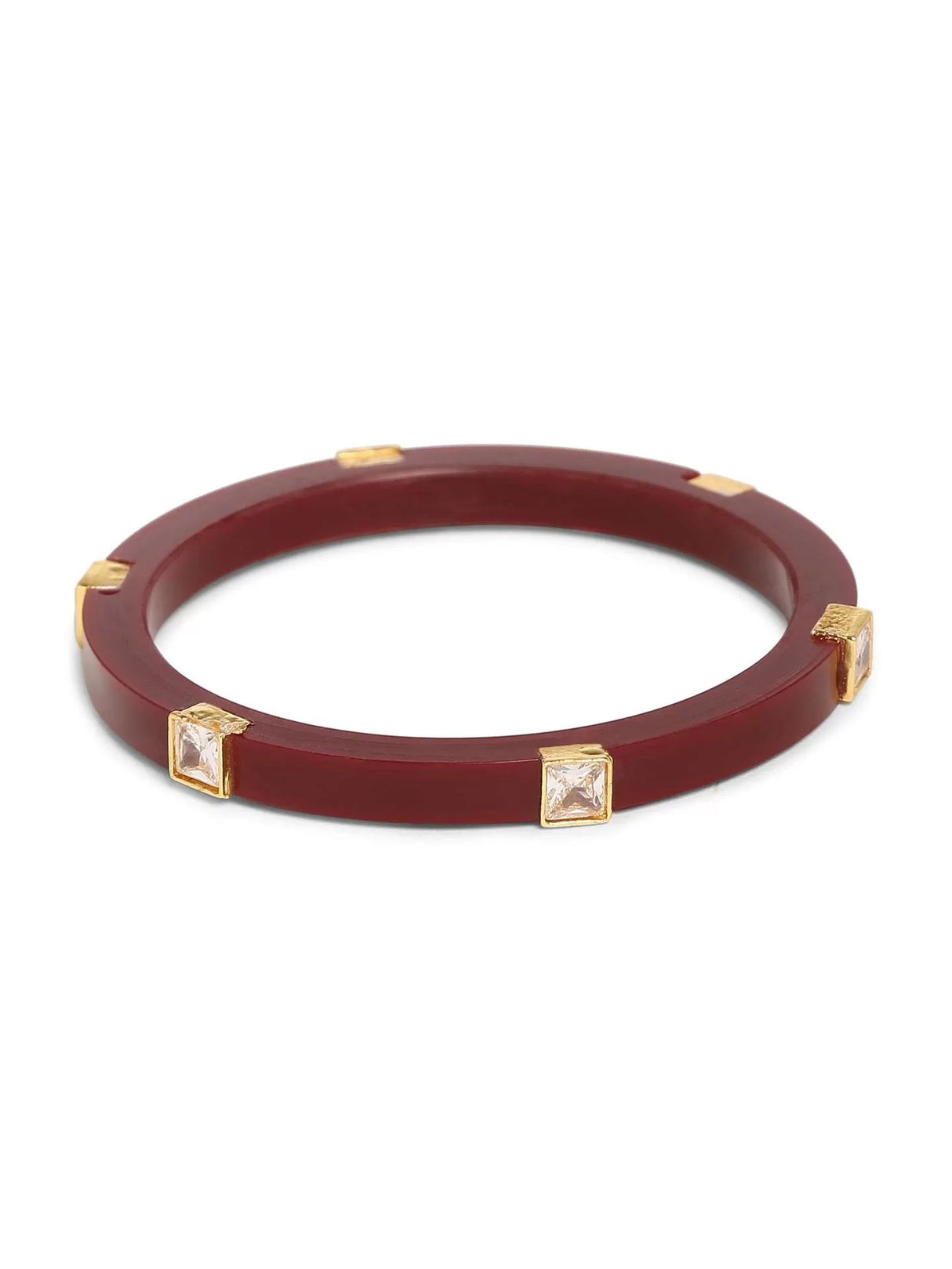 Acrylic Bangles - Maroon