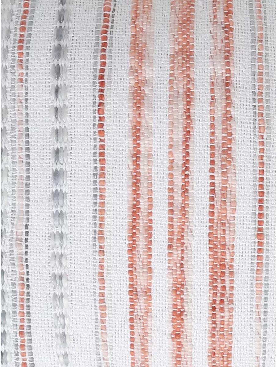 Cushion Cover with Tassels - Ivory, Rust And Green