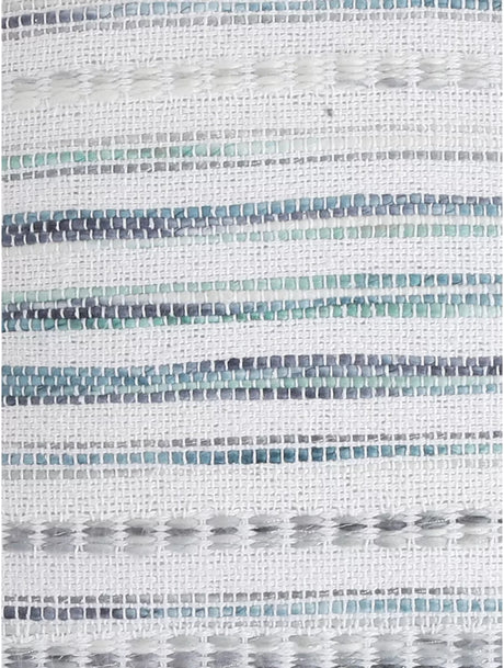 Cushion Cover With Tassels - Ivory And Green