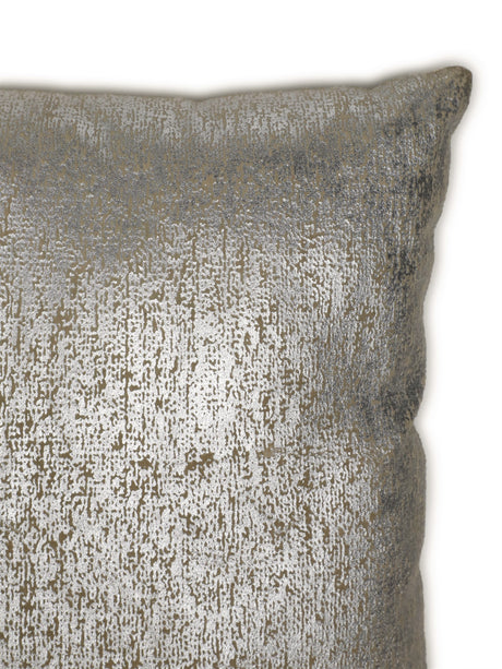 Elegant design celvet cushion cover with Silver Foil printing
