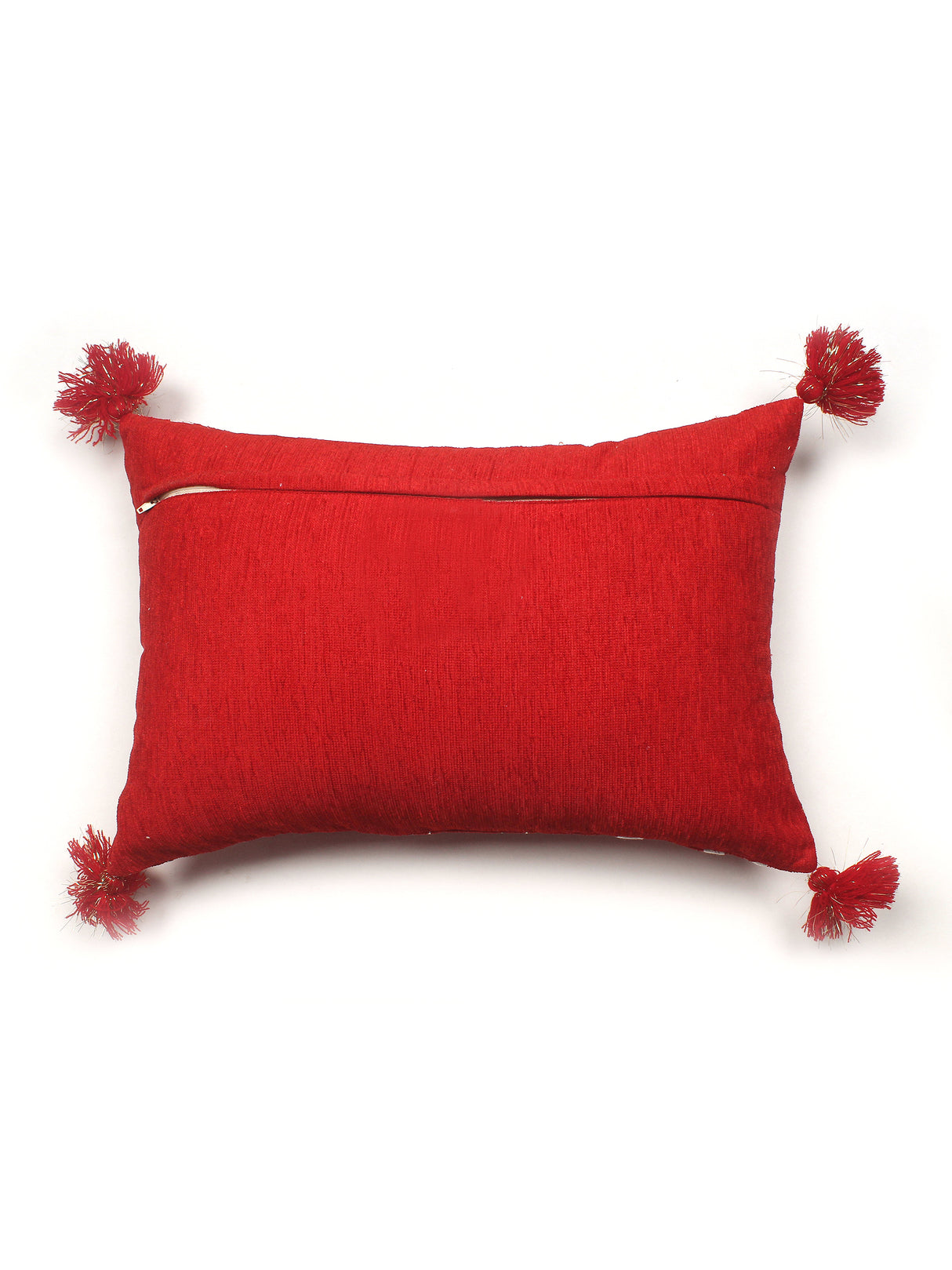 Exclusive Embroidred Stars with Sequins and Tassels Cushion Cover
