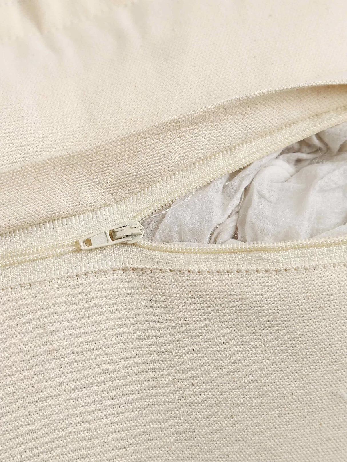 Acrylic Wool Cushion Cover - With Turquoise Soft Chunky Handwoven Fringes