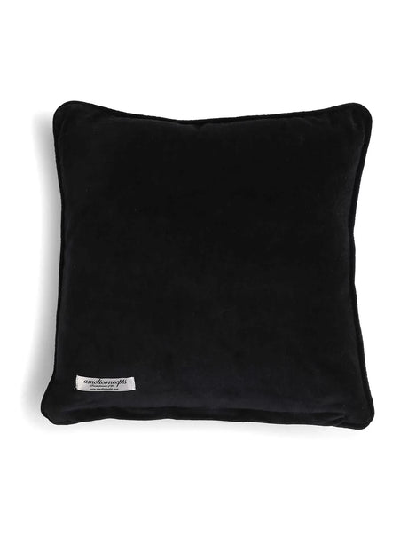 Cotton Velvet Cushion Cover - Navy Blue
