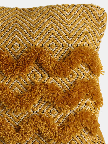 Cushion Cover - Tufted Yellow