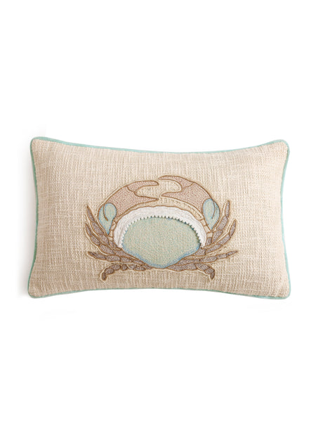 Cotton-Slub patch work with chicken embroidery cushion cover