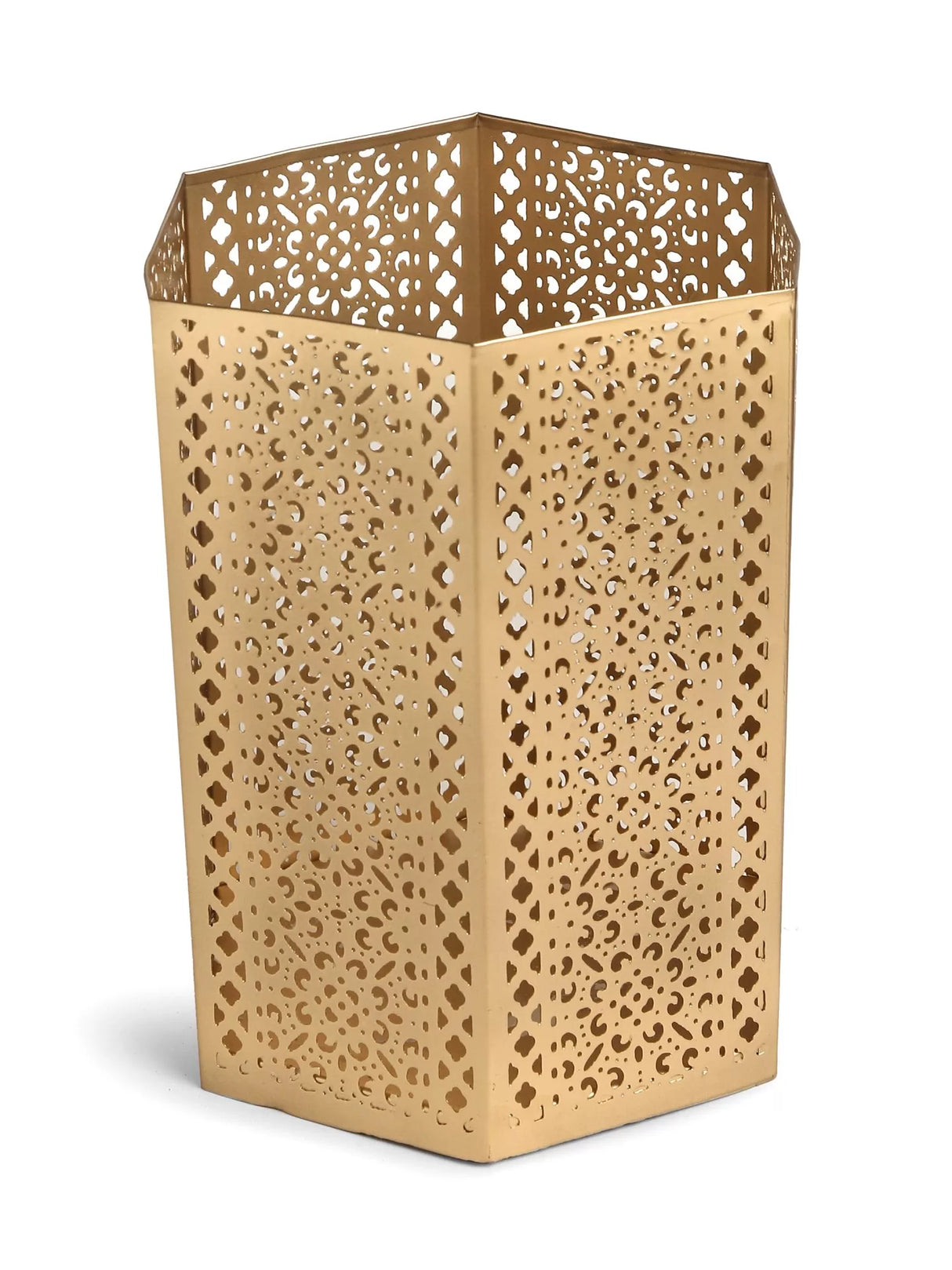 Candle Holders - Antique Gold Finish Set of 2