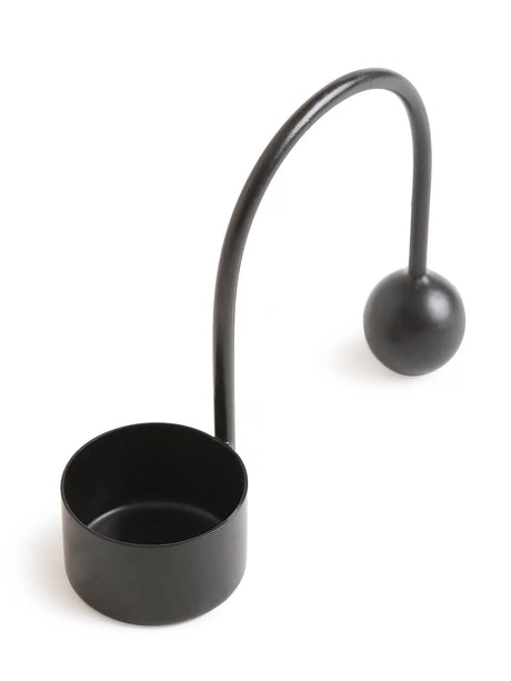 Light Holder - Minimal Tea - Black set of 2