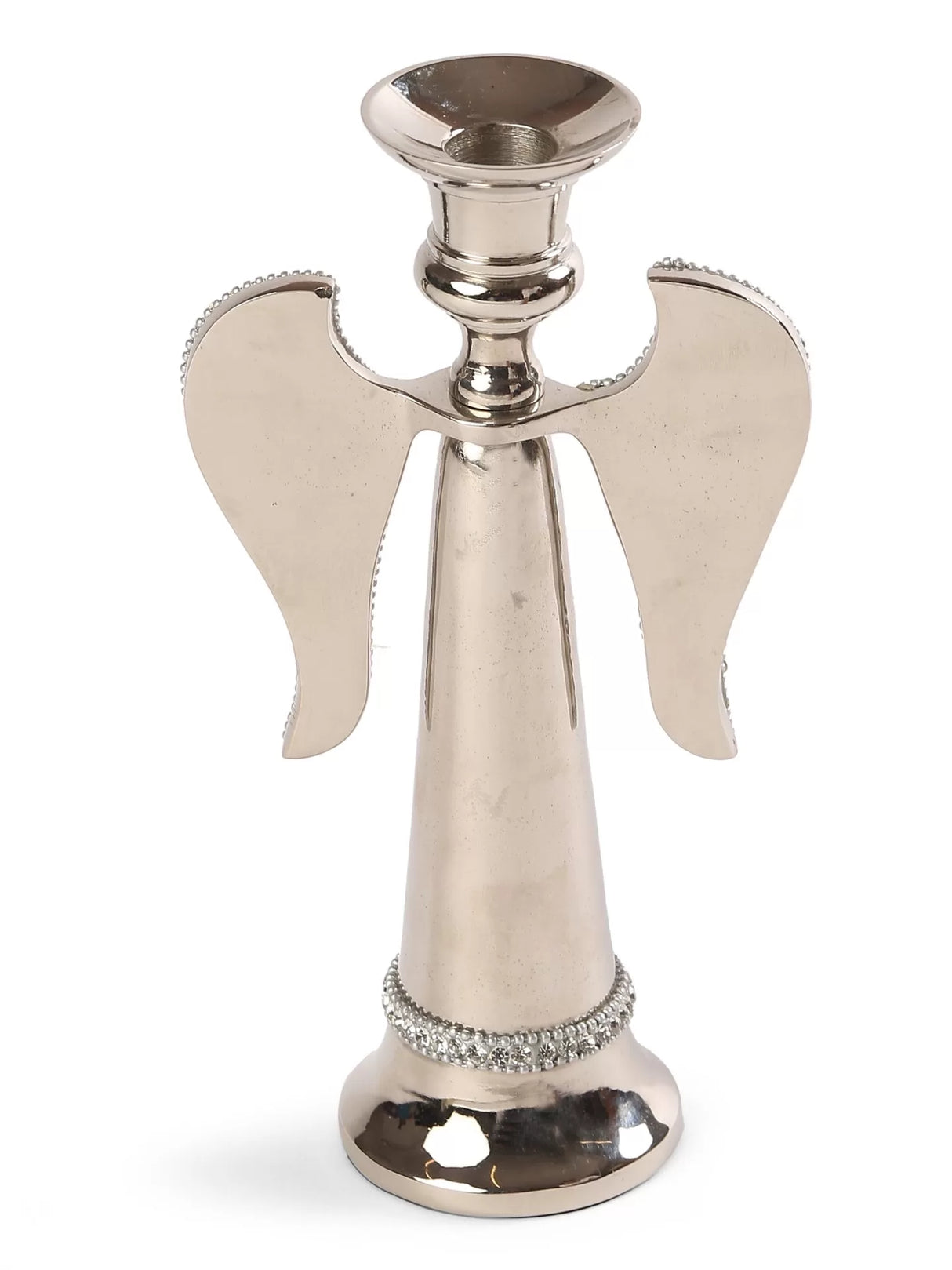 Candle Holder - Angel With Rhine Stones