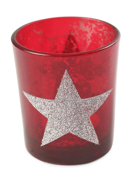 Candle Holder - Set of 3 Tealight Holders - Star, Tree and Reindeer