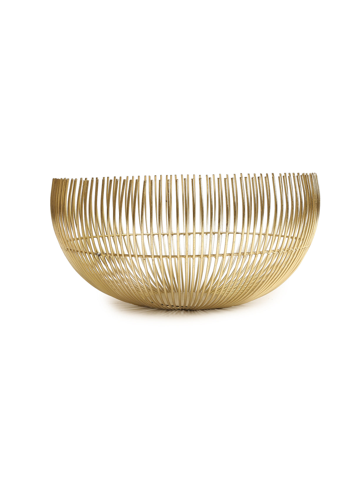 Fruit Basket in matt Gold finish