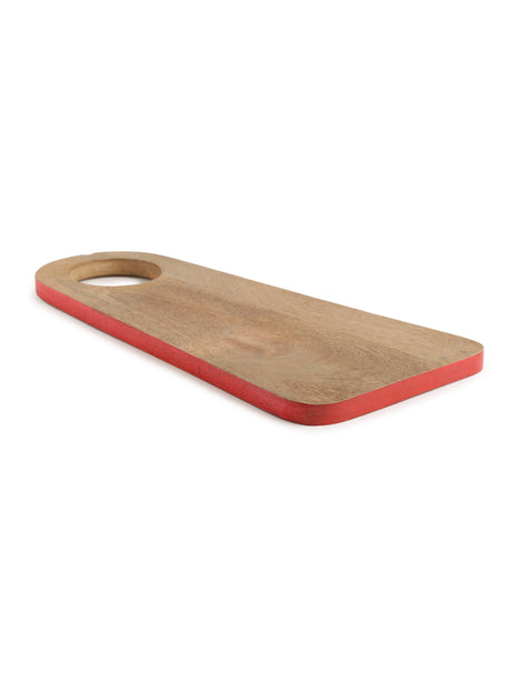 Chopping Board - Cheese Board Cum Platter With Colored Rim