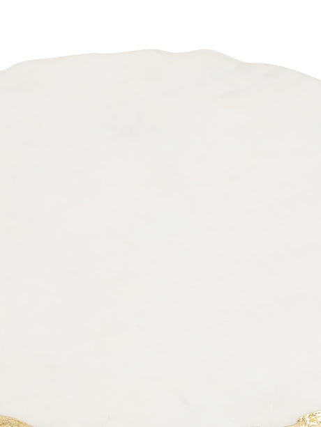 Marble cake stand with gold foiled edges